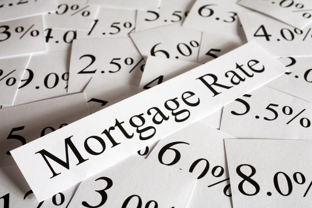 Mortgage rate concept
