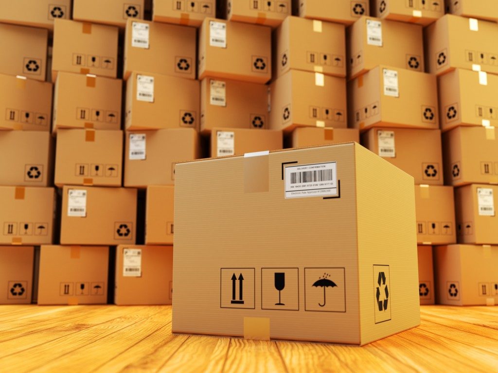 Warehouse packages for shipment