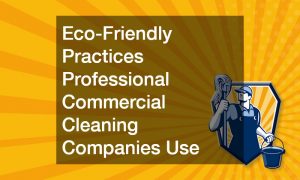 Eco-Friendly Practices Professional Commercial Cleaning Companies Use